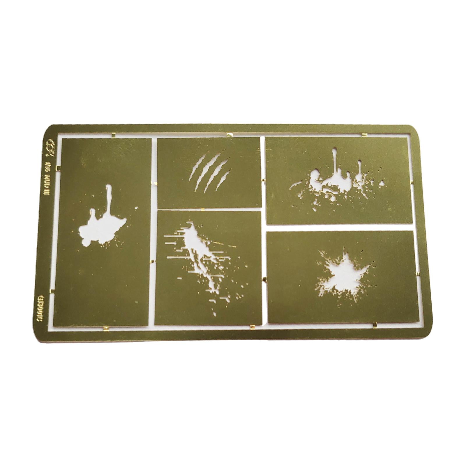 Model Making Painting Kits Stenciling Template Painting Plate Hobby GJ3001C