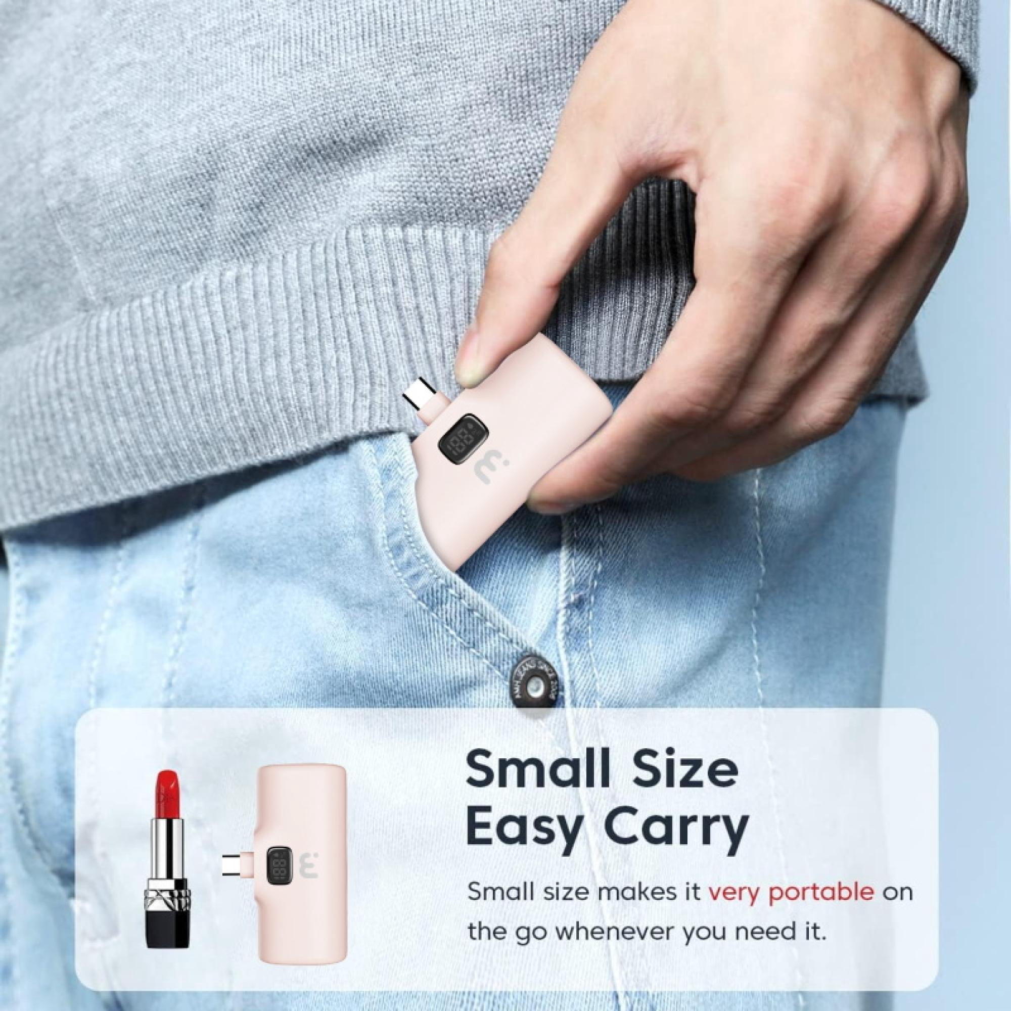 5000 mAh USB‑C Portable Travel-Ready Compact USB-C Quick-Charge Portable Charger with Built-In Stand