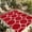 Red, variant on Sage Green Abstract Outdoor Rug for Patio/Deck/Porch, Non-Slip Large Area Rug 4 x 6 Ft, Modern White Geometric Twisted Art Indoor Outdoor Rugs Washable Area Rugs, Reversible Camping Rug Carpet Runner