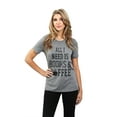 thumbnail image 2 of Thread Tank Designs - Books And Coffee Women's Relaxed T-Shirt Tee, 2 of 5