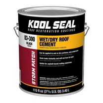Kool Seal Roof Repair, 1 gal, Can, Black KS0083300-16
