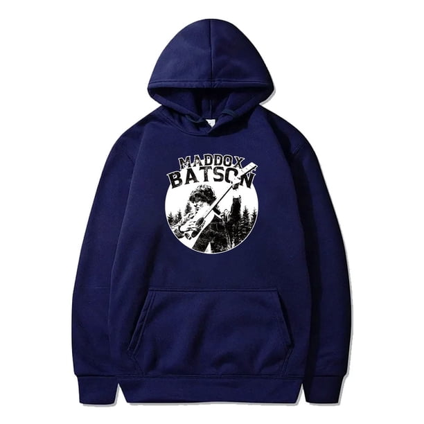 Maddox Batson Sudaderas vintage Road To Indio Tour Merch Cosplay Sudaderas con capucha de manga larga unisex,Navy,S