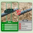 thumbnail image 5 of 25 Pack Garden Stakes, 6" 11 Gauge  U-Type Turf Stake with Gasket&Hook, 5 of 7