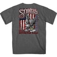 thumbnail image 3 of 2022 Sturgis Motorcycle Rally SPB1018 Men’s Freedom Ride Heather Charcoal T Shirt Medium, 3 of 5