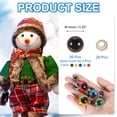thumbnail image 2 of Uxcell 14mm Safety Eyes, 20Pcs Realistic Doll Crocheting Safety Eyes Multicolored, 2 of 6