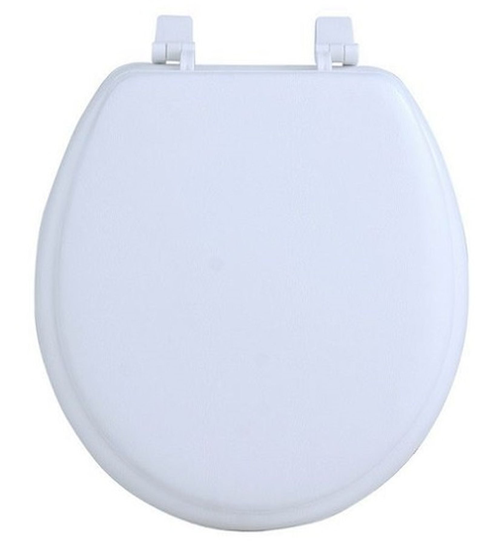 Traditional Elegance Elite 17 Inch Soft Standard Vinyl Toilet Seat White 