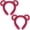 Rose, variant on 2 count Halloween Ears Headband Panda Hair Hoops Bands Headpiece Hairband Women Christmas Holiday Festival Parade Masquerade Wedding Dress Up Birthday Party Accessories Rose