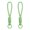 Grass Green, variant on 2Pcs Braided Rope Pendant, High-Elastic Keychain Holder with Reinforced Knot Design, Macaron Color Mobile Phone Case Lanyard
