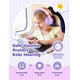 thumbnail image 3 of iClever BTH12 Kids Bluetooth Headphones,Colorful LED Lights Wireless Kids Headphones,74/85/94dB Volume Limited,85H Playtime,Bluetooth 5.2,Over Ear Headphones Built-in Mic for iPad/Tablet/Airplane,Pink, 3 of 5