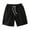 Black, variant on Tumotour Sports Shorts For Men Casual Elastic Waist Drawstring Summer Beach Stretch Golf Summer Vacation Beach Board Shorts With Pockets