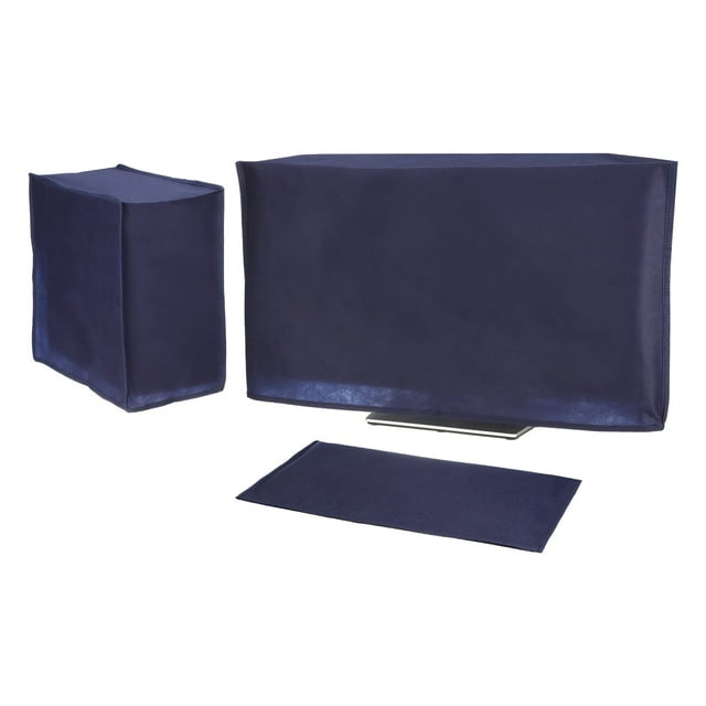 Uxcell 3Pcs 32" Computer Dust Cover Set of Monitor Keyboard Computer Host