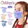 Cotonie Kids Disposable Face Masks 50PC Kids Tie-dye Gradient Three-Layer Dust-Proof Breathable Disposable Mask