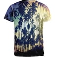 thumbnail image 2 of Palm Trees All Over Adult T-Shirt, 2 of 2