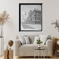 thumbnail image 4 of Historic Framed Print, [County court house, Cincinnati, Ohio], 17-7/8" x 21-7/8", 4 of 9