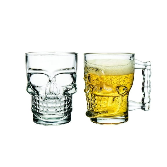 Skullary Glass Beer Draft Mug glasses