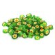thumbnail image 1 of Abalorio de Vidrio Decorativo ANGGREK 28 G Esmalte Verde Amarillo Para Manualidades, 1 of 6
