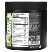 All Black Everything Pre Workout Powder | 30 Servings | Sour Apple | 350mg Caffeine | Nootropic Pre-Workout Blend | Beta Alanine + Citrulline | Energy Supplement for Men and Women