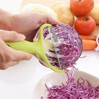 Double Blade Cabbage Shredder Stainless Steel Blade Wear-resistant Cutter  for Making Salads Coleslaw Sauerkraut 