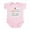 Petal Pink, variant on CafePress - Melt Grandpa's Heart Infant Bodysuit - Baby Light Bodysuit, Size Newborn - 24 Months