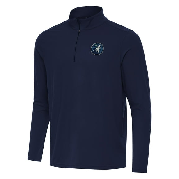 Men's Antigua Navy Minnesota Timberwolves Intent Quarter-Zip Top