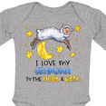 thumbnail image 4 of Inktastic I Love My Grandma to the Moon and Back Cute Sheep Boys or Girls Long Sleeve Baby Bodysuit, 4 of 5