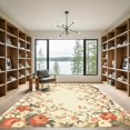 thumbnail image 2 of ODIKA 3'x5' Machine Washable Non-Slip Area Rug, Chinoiserie Cream High Traffic Rug, Beige, 1084334, 2 of 7