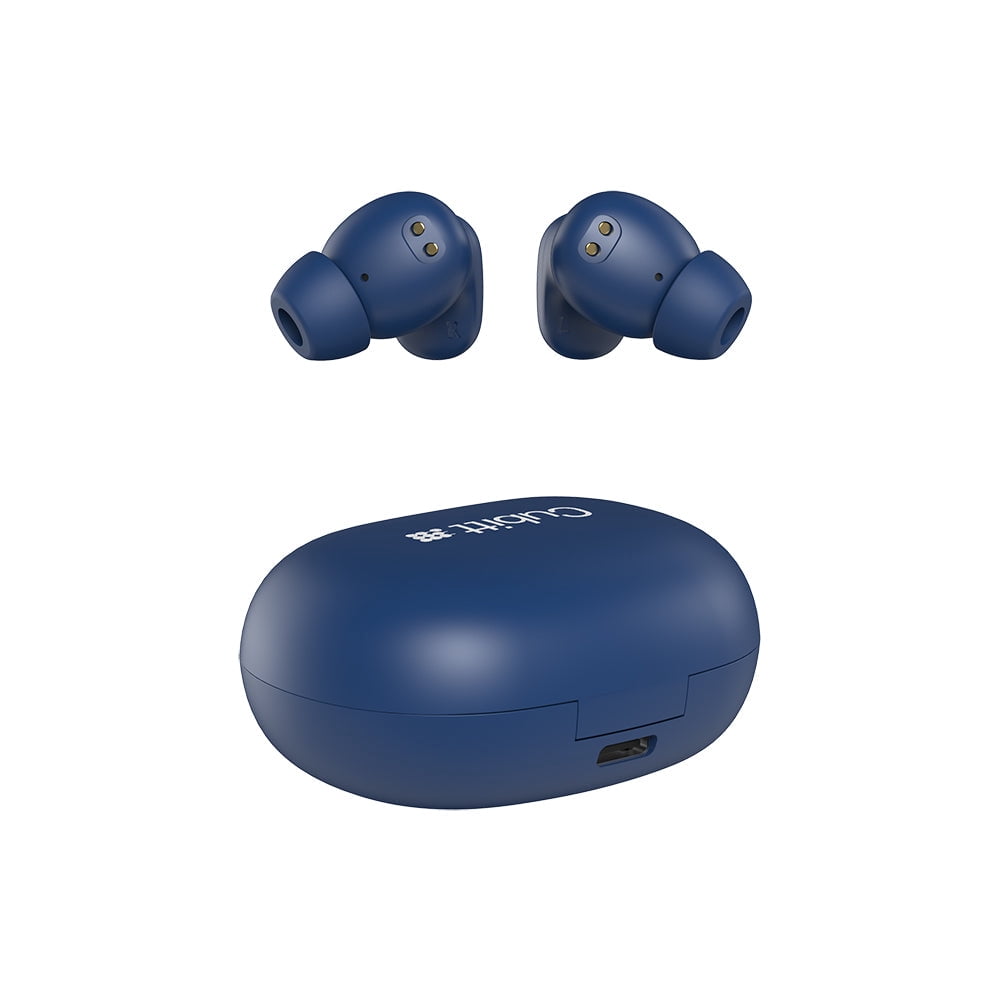 Cubitt Power Earbuds with Bluetooth 6.0, 55ms Low Latency, 5H Playback, 500mAh Case, Transparency Mode, USB-C Fast Charging, Touch Controls & Voice Assistant