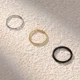 thumbnail image 4 of Mariasz-Anillo de nariz clásico minimalista de acero inoxidable 316L para hombres y mujeres, pendientes de aro, hélice para el tabique, joyería para Piercing en la oreja, 18G, 4 of 5