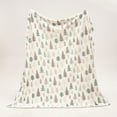 thumbnail image 3 of Great Bay Home Cozy Plush / Sherpa Reversible Throw Blanket, King, Winter Forest, 3 of 5