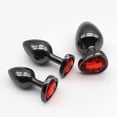 thumbnail image 3 of Tapón anal de metal de color pistola con forma de corazón, expansor anal, alternativa para sexo adulto, masturbación sexual, 3 of 5
