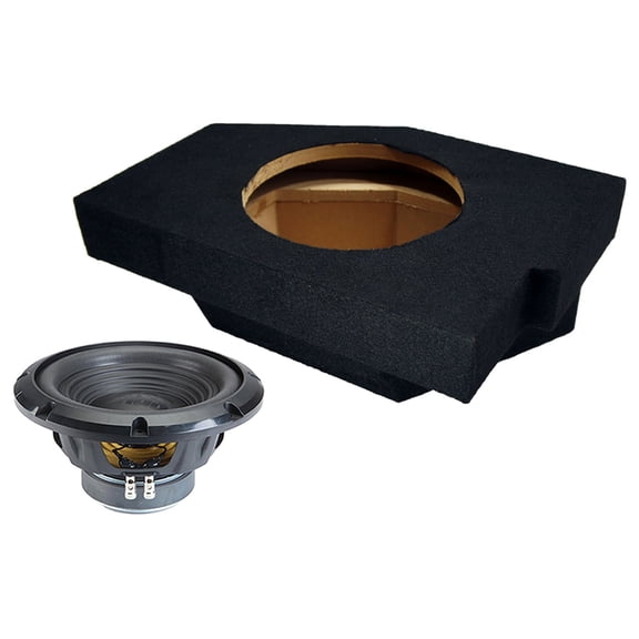 Alpine fits 02-15 Dodge Ram Quad Crew Cab Sealed Single 10" W10S4 Loaded Subwoofer Sub Box Enclosure 250W RMS 4 Ohm