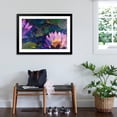 thumbnail image 3 of Art.com Oil Painting of Beautiful Lotus Flower Art Print by jannoon028, Black Frame Wall Art, 44" x 32", 3 of 5