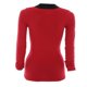 thumbnail image 2 of Playera Para Mujer K-SWISS Cuello V Manga Larga Rojo Talla M, 2 of 4