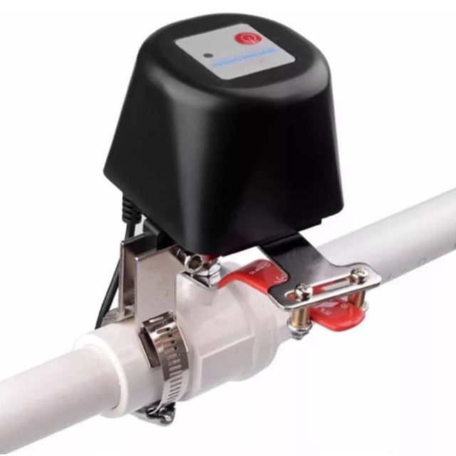 Controlador de válvula de agua inalámbrico con Bluetooth y WiFi para automatización del hogar inteligente para control de gas y agua