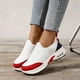 thumbnail image 4 of Las mujeres se deslizan en los zapatos deportivos casuales transpirables Zapatos de malla casuales Zapatillas de deporte Wmkox8yii ahfdhkah909, 4 of 7