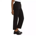 thumbnail image 3 of Gloria Vanderbilt Womens Crop Length Pull On Ponte Pant Black M 8-10, 3 of 4