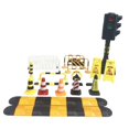 thumbnail image 1 of Lámparas de semáforo de juguete,Lámpara de semáforo con juguetes de señales de tráfico,Mini conos de tráfico y barricadas,juguetes para niños,Juguetes con luces de señal de, 1 of 7