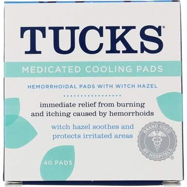 Tucks Medicated Cooling Pads - 40 ct