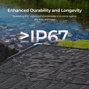 Renogy Solar Panel 100 Watt, 16BB N-Type Portable Solar Panel, 25% High Efficiency, IP68 Waterproof, Lightweight