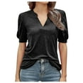 thumbnail image 1 of Birdeem Blouse Décontractée à Manches Courtes pour Femmes d'Été Vintage à Motif Imprimé, 1 of 4