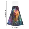 thumbnail image 3 of 2 Pieces Bathroom Towels Kitchen Towels Velcro Hand Wipes Dish Cloths & Dish Towels Washroom Towels Face Towel Hand Wipes Colored Rose, 3 of 7