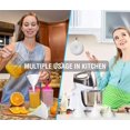 thumbnail image 6 of Plastic Funnels - 3 Pack Round Funnels for Filling Bottles, Jars & Containers - Set with Holders - For Kitchen & Automotive Use, 6 of 7