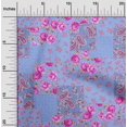 thumbnail image 2 of oneOone Silk Tabby Purple2 Fabric Florals Dress Material Fabric Print Fabric By The Yard 42 Inch Wide, 2 of 4
