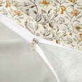 thumbnail image 4 of Erosebridal Gold Floral Duvet Cover Set, Chic Bird Bedding Full for Girls, Gray Reversible, 3pcs 1 Duvet Cover and 2 Pillowcases, No Comforter, 4 of 6