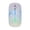 White, variant on Wireless Mouse,Rechargeable Glow Wireless Mouse,Ergonomic Portable Wireless Mute Mouse,Versatile 5-Key Metal Roller Wireless Mouse for Game Office,Ideal for Office Worker,Student.