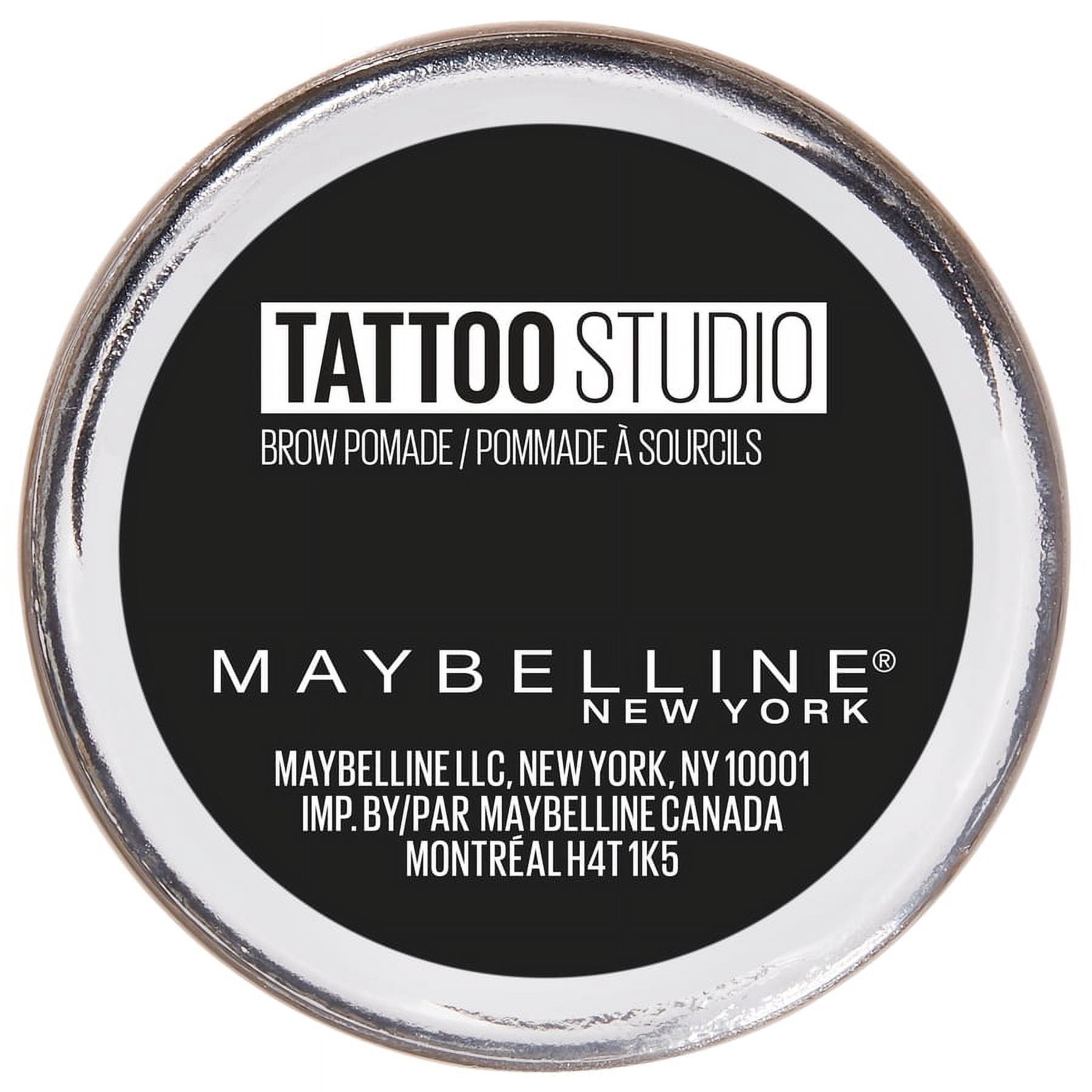 Maybelline Tattoo Studio Long Lasting Eyebrow Pomade, Auburn