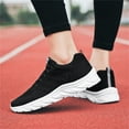 thumbnail image 5 of Sopiago Women Running Sneakers Women's Sneakers Canvas Shoes for Women Lace up Fashion Canvas Sneakers Classic Low Top Casual Shoes White,37, 5 of 6