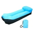 thumbnail image 3 of CoudarTitie Inflatable Lounger Inflatable Chair Trendy Water Anti Air Sofa for Adults & Kids Blue, 3 of 9