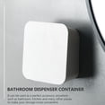 thumbnail image 4 of OULII Support de Rangement pour Tampons de Coton Blanc en Plastique à Forte Capacité de Charge 1 Paquet, 4 of 8