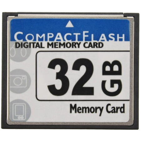 Professional 32GB Compact Flash Memory Card(White&Blue)